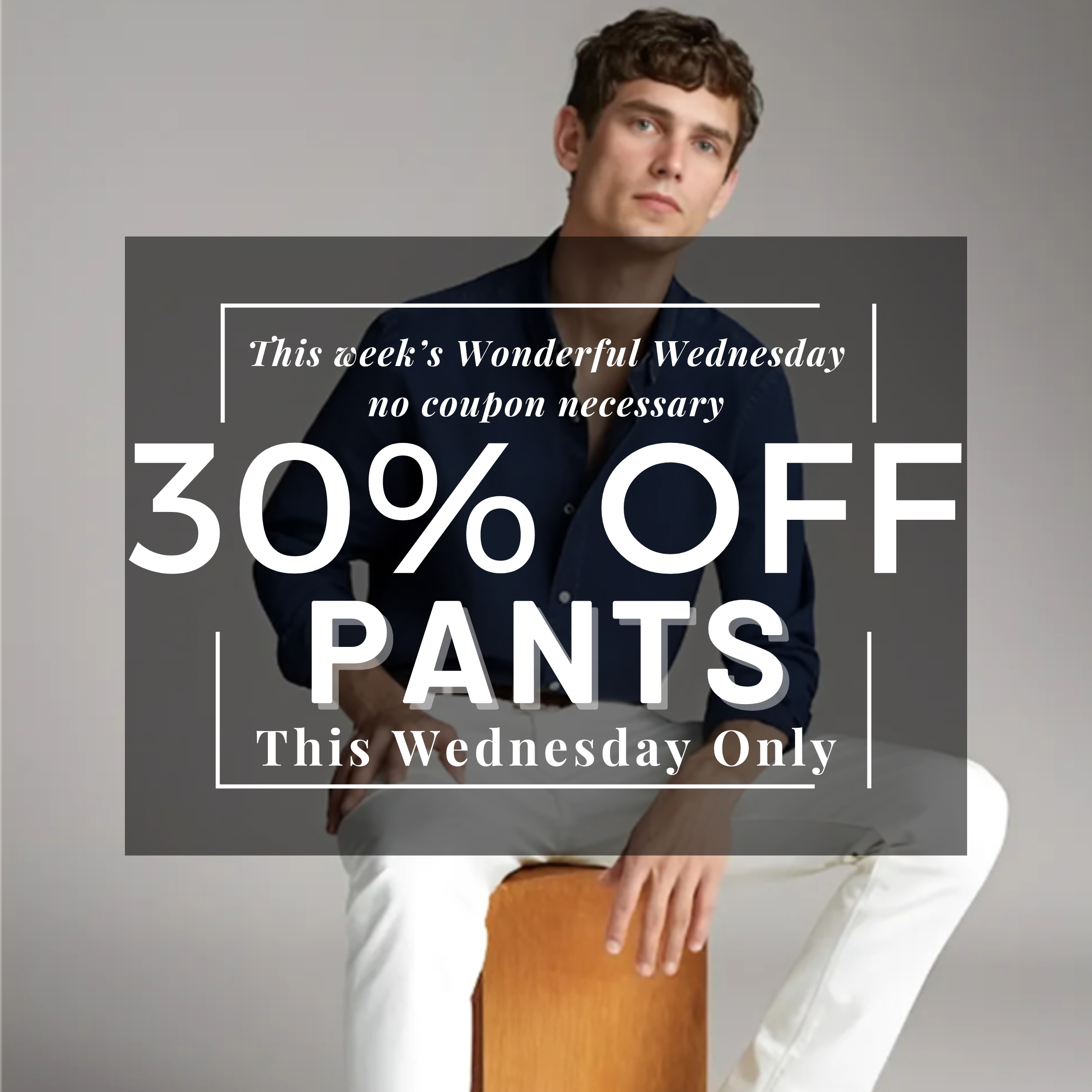 30% off dry cleaning